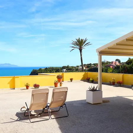 アパート La Terrazza Incantata Private Access To The プロチーダ